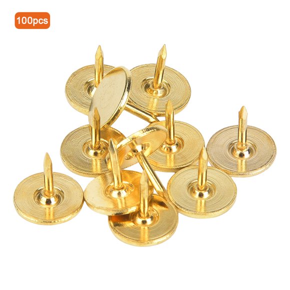 Accessoires de Meubles, 100 Pcs Tête Plate pour Rembourrage, Fournitures pour Nail Art, Durabilité Prolongée