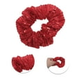 thumbnail image 3 of Ofertas Únicas 1 Pc Elegante Scrunchies de Lentejuelas para el Hogar Rojo, 3 of 5