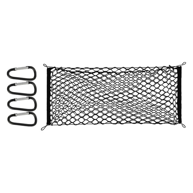 Automotive Cargo Net Trunk Cargo Elastic Net for Vehicle Truck Bed Cars