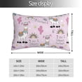 thumbnail image 4 of Disketp Pillow Covers No Drama Llama Pattern Throw Pillow Case Cushion Covers,Cushion For Bedroom,Couch,Home-14"X20", 4 of 9