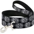 thumbnail image 1 of buckle-down dl-w31105 king skull blocks rays grays dog leash, 1 of 1