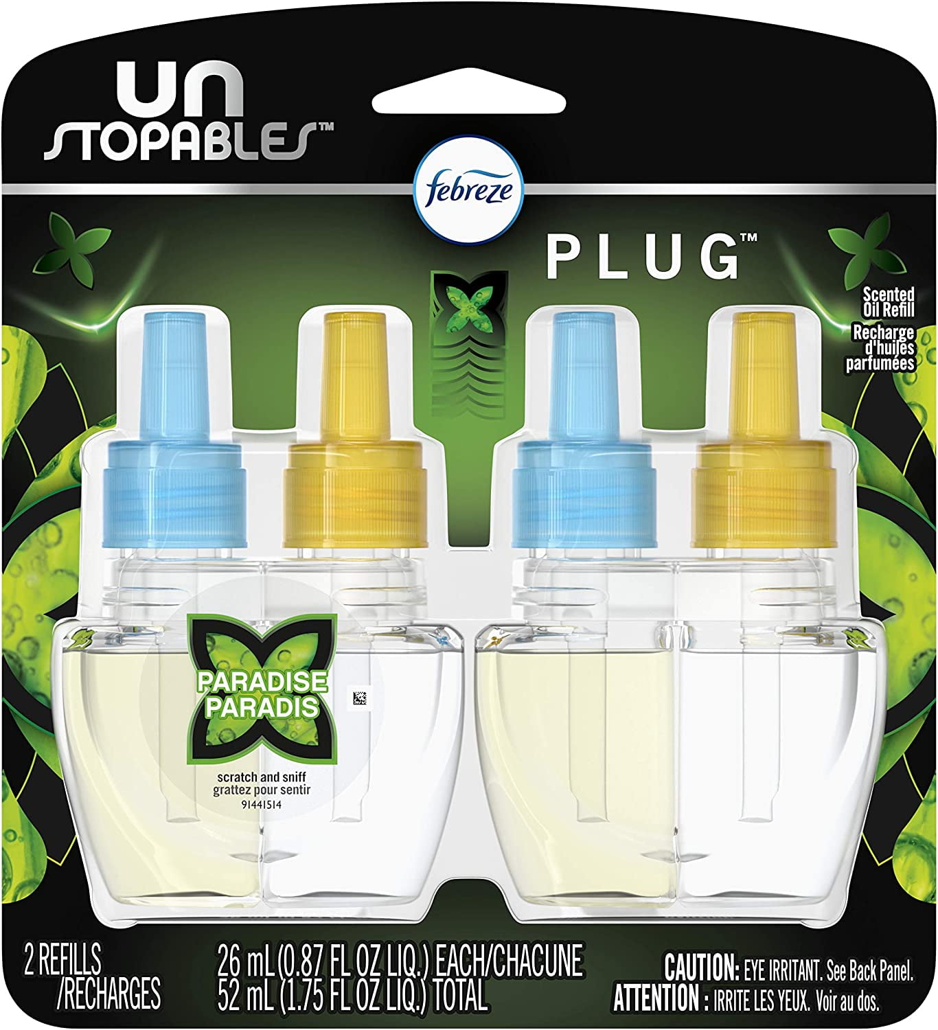 Febreze Plug In Air Fresheners, Unstopables Paradise, Odor Eliminator