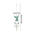 thumbnail image 2 of SLYNSHome Angel Crystal Suncatcher Hanging Ornament,Green Heart Prism Light Catcher Pendant, Colorful Beaded Window Hanging Decor For Garden Patio Indoor Home Decor, 2 of 5