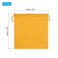 thumbnail image 2 of Uxcell Ski Goggle Bag, 8 Pcs Soft Microfiber Drawstring Pouch, 15cmx15cm, Orange, 2 of 6