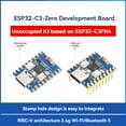 thumbnail image 2 of ESP32-C3-Zero Development Board Wifi Bluetooth Module RISC-V 32-Bit Single-Core Processor ESP32-C3FN4 Type-C A,1 x Development Board,Blue, 2 of 7