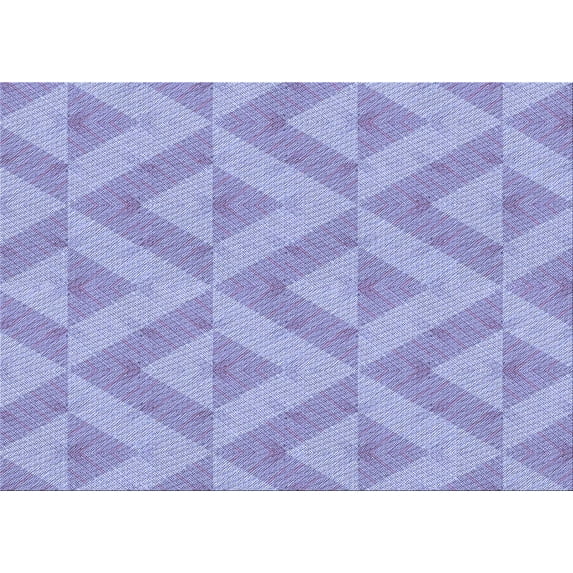 Ahgly Company Indoor Rectangle Patterned Medium Slate Blue Area Rugs, 6' x 9'