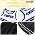 thumbnail image 7 of SUOSDEY Girls Cheerleader Costume Outfit Set,Kids Sleeveless Cheerleading Uniform for Party Birthday Halloween, 7 of 7