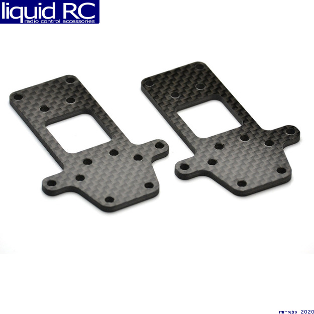 Exotek Racing EXO2095 2.5 mm B6 Gearbox Riser Carbon Fiber Spacers 2