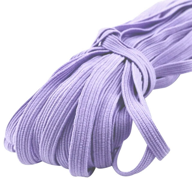 Banda elástica de 6mm 30 metros, ropa, pantalones, costura, reparación, banda elástica de poliéster de Color sólido DIY Inevent HA5092-09