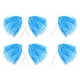 thumbnail image 1 of Pompones de animadora Uxcell, agitadores de espíritu, pompones de animación con mango largo para deportes en equipo, fiesta de baile, actuación de animación, azul marino y blanco, 1 of 5