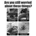 thumbnail image 2 of Sink Filter Tray Filter Basket for Sinks Stainless Steel Kitchen Strainer Sink Organiser for Fruit Vegetables, 2 of 8