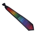thumbnail image 1 of Light Up Tie, Responsion Eye Catching Outfits Sound Activated Light Up Tie Adjust Length with on Off Controller for Weddings, 1 of 7