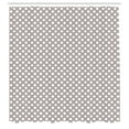 thumbnail image 3 of Ambesonne Abstract Shower Curtain, Modernized Elements Art, 69"Wx84"L, White Dark Warm Taupe, 3 of 5