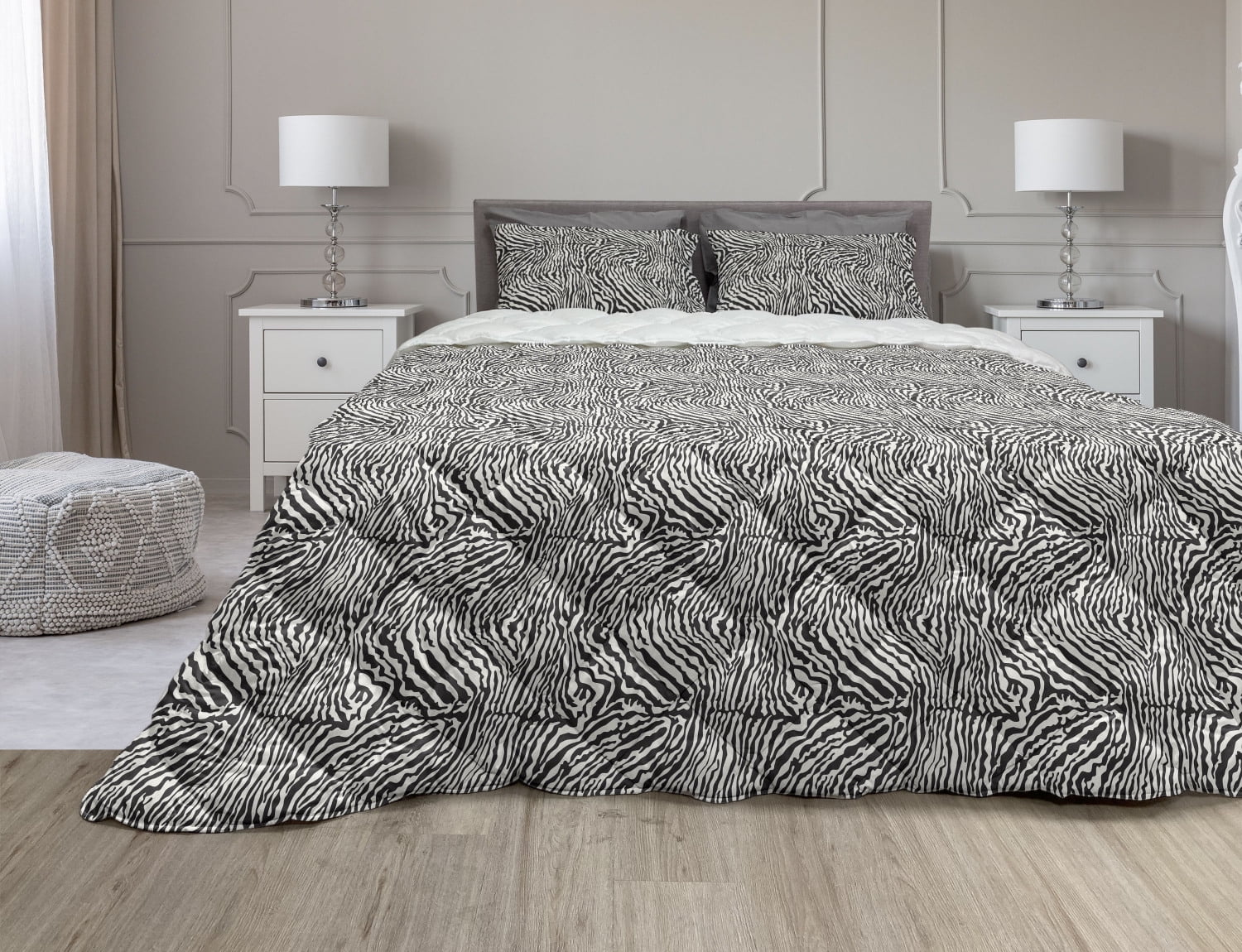 Zebra Print Comforter \u0026 Sham Bedding 