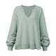 thumbnail image 4 of Sudadera De Mujer, Patrón De Gofres, Mano De Obra Fina, Abertura Lateral, Suéter De Otoño Para Oficina ANGGREK Otros, 4 of 6