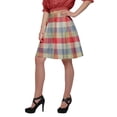 thumbnail image 2 of Moomaya Printed Short Skirts For Women Cotton Pleated Mini Skirt Summer Clothing, 2 of 6