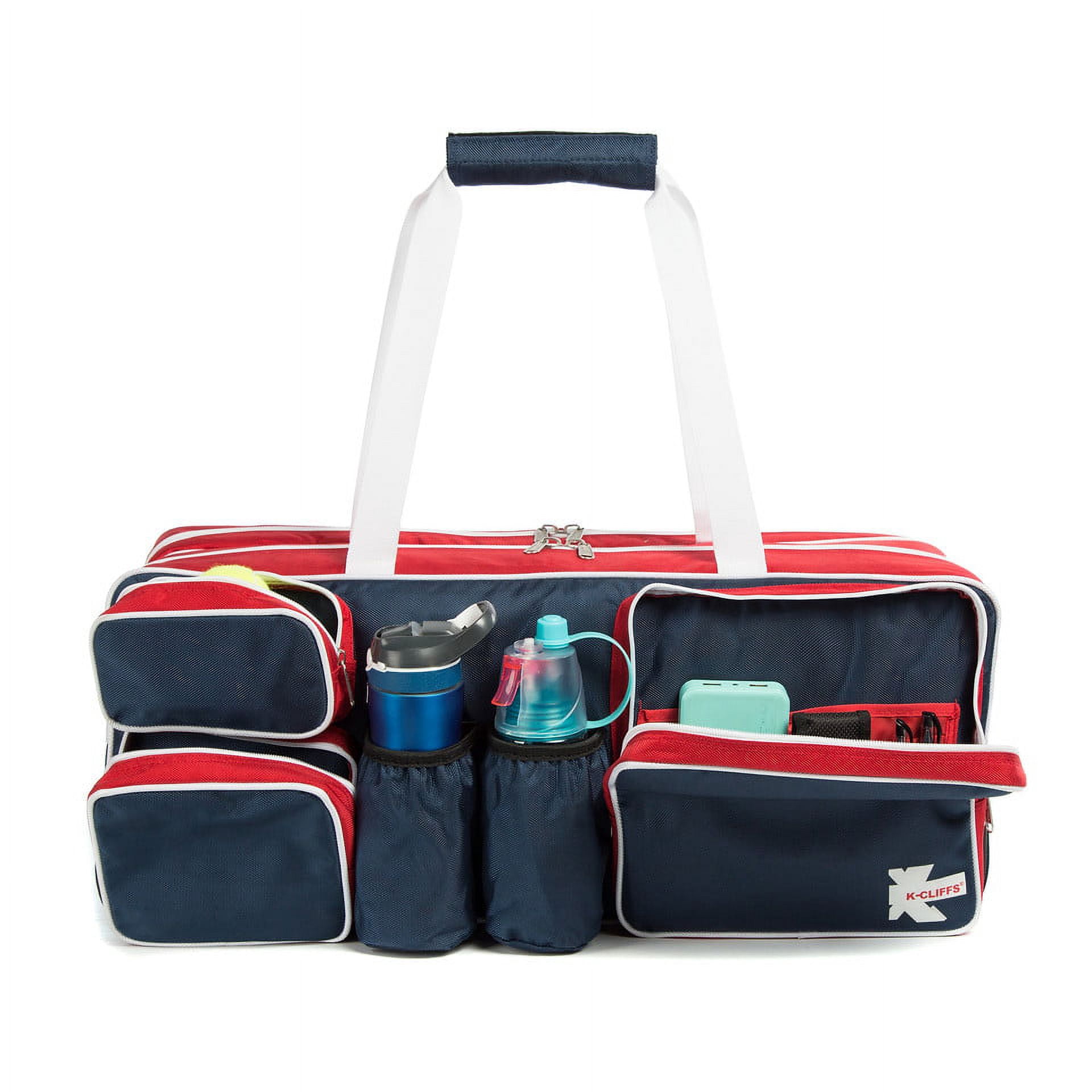 K-Cliffs Blue Red White Tennis Badminton Squash Racket Bag