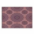 thumbnail image 1 of Purple Mandala Cutting Board, Filigree Art Inspired Bohemian and Oriental Display, Decorative Tempered Glass Cutting and Serving Board, Small Size, Coral Fuchsia, by Ambesonne, 1 of 1