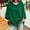 Green, variant on MOONDU Women's Short Sleeve Hoodie Hooded Sweatshirt Drawstring Pullover Solid Color Loose Fit Casual Summer Top for Gym Yoga Everyday Wear 8 Colors S-XXL
