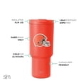 thumbnail image 2 of Vaso sencillo y moderno de la NFL Cleveland Browns, 900 ml, acero inoxidable, 2 of 4