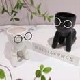 thumbnail image 5 of Succulent Pot Eye-catching Creative Shape Ceramic Plant Pot Sitting Human Shaped Planter Pot Desktop Ornament For Home Jikaix,CWhite, 5 of 5