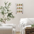 thumbnail image 5 of AuldHome Design Mini Clay Pot Hanging Rack (2-Inch w/ Pots); 3x3 Grid Pot Hanger for Plants and Decorative Use, 5 of 8
