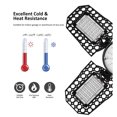thumbnail image 2 of Garage Light E27 3000K 6000K LED Ceiling Light Deformable Aluminum Lighting Lamp, Warm White, 150W, 2 of 9