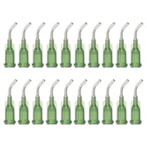 Uxcell Blunt Tip Dispensing Needles with Bent Blunt Needle, 100 Pcs 0.5 Inch 14G Industrial Liquid Dispenser Needle