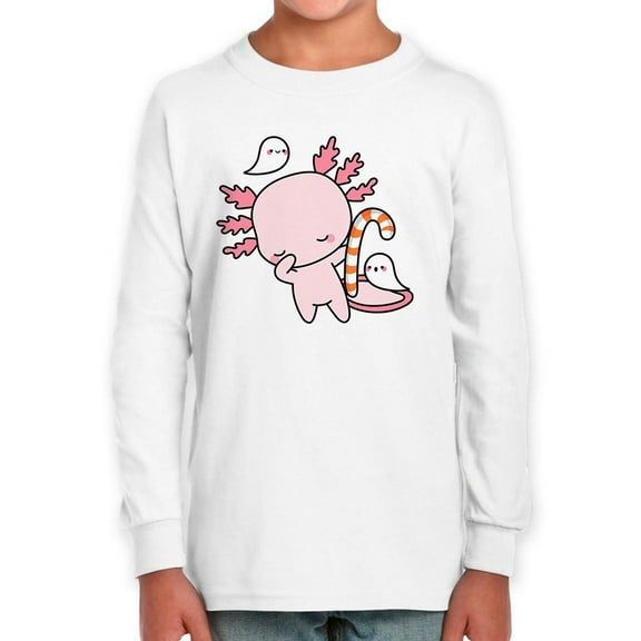 Cute Axolotl W Candy Long Sleeve Toddler -Image by Shutterstock,  2 Toddler