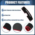 thumbnail image 4 of Unique Bargains Dash Cover Interior Non-Slip Dashboard Carpet Mat Pad for Dodge Journey 2009-2013 Polyester Black Red, 4 of 7
