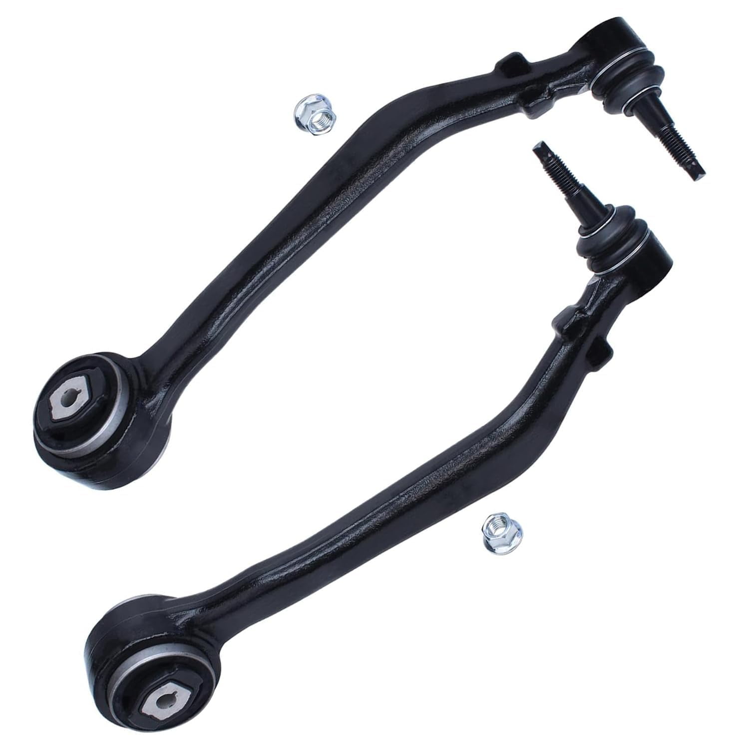 Detroit Axle - Front 10pc Control Arms Kit for 2010-2015 Chevy Camaro, 4 Lower Forward & Rearward Control Arms 4 Tie Rods 2 Sway Bars Suspension Kit 2011 2012 2013 2014 Replacement