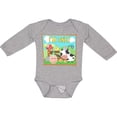 thumbnail image 3 of Inktastic I'm One Farm Animals Wearing Birthday Party Hats Boys or Girls Long Sleeve Baby Bodysuit, 3 of 5