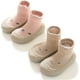 thumbnail image 3 of 2 pares de zapatos de calcetines antideslizantes para bebés y niñas, suela de goma para interiores, primeras zapatillas para caminar, 3 of 5