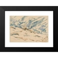thumbnail image 2 of Zolo Palugyay 24x18 Black Modern Framed Museum Art Print Titled - Snowy Mountainside (1931), 2 of 5