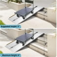 thumbnail image 6 of MOTORHOT 3FT Wheelchair Ramp, 600lbs Capacity Portable Non-Skid Folding Aluminum Handicap Threshold Ramp for Home Steps, Scooter, Doorways, 28.3" W, 6 of 9
