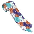 thumbnail image 3 of XMXY Abstract Coloured Seamless Clocks Men'S Necktie Ties , Formal Bussiness Wedding Party Printed Tie, 3 of 9