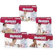 HUGGIES Snug & Dry Diapers (sizes 2, 3, 4, 5, 6)