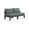 thumbnail image 3 of Meridian Furniture Nizuc Grey Outdoor Patio Modular Sofa, 3 of 8