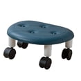 thumbnail image 2 of Rolling Stool, Low Roller Seating Lightweight Universal Wheels  for Living Room Baby Room Blue, 2 of 7