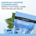 thumbnail image 3 of Neutrogena Cleansing Makeup Remover Wipes, Individually Wrapped Facial Wipes, 20 Count, 3 of 7