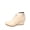 Beige PU, variant on Patricia-1 Women's Casual Oxford Ankle Booties Lace up Low Wedge Shoes