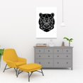 thumbnail image 2 of Geometric bear head - 24"x36" canvas - Print on demand, 2 of 5