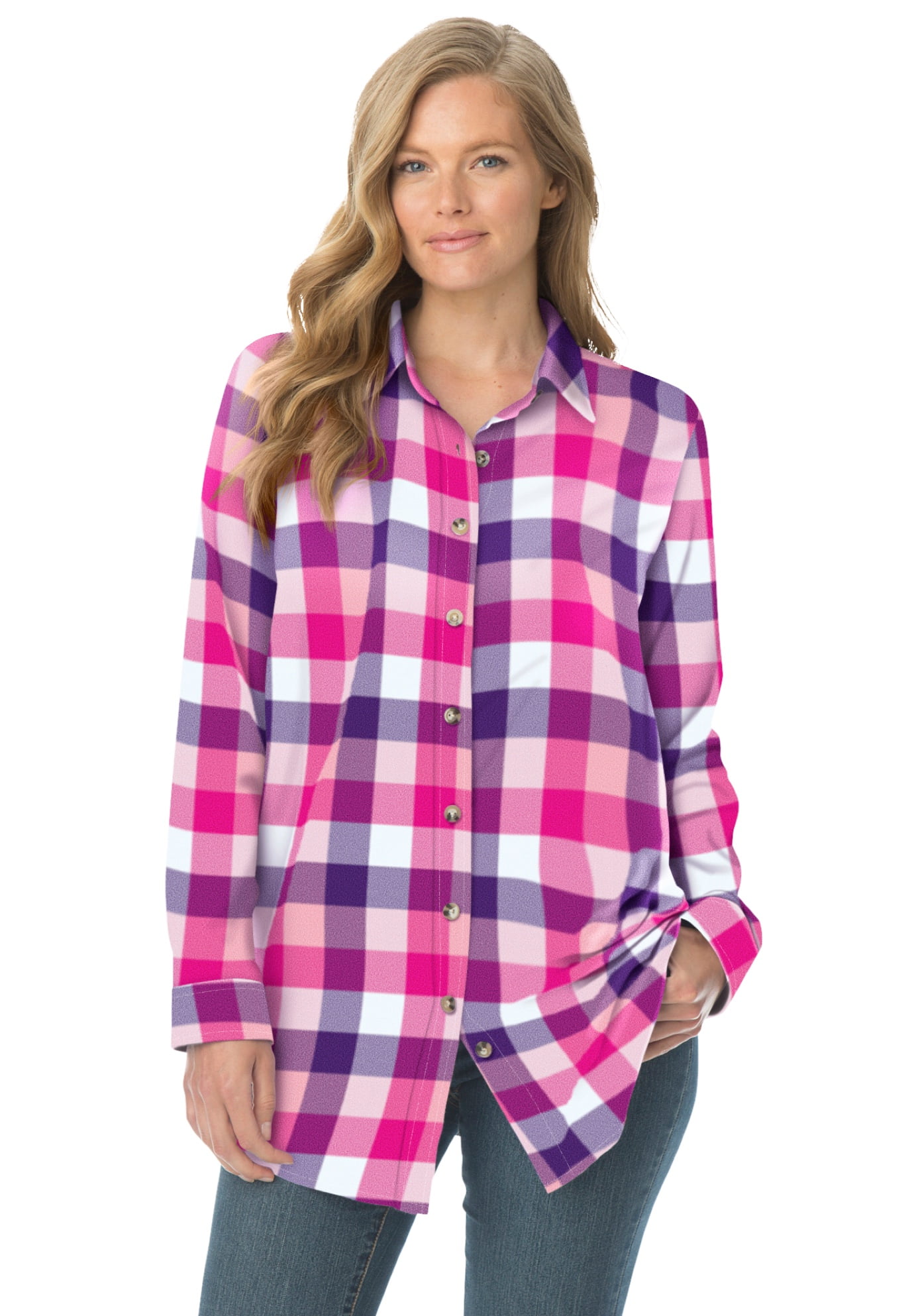 multi colored plaid shirt womens