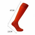 thumbnail image 3 of TELOLY 1Pairs Boot Socks,Soft Comfort Long Socks,Anti-Slip Design Men'S Work Socks,One Size,Orange, 3 of 7