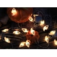 thumbnail image 3 of 40 LEDs/19.69FT Halloween Ghost String Lights ,Battery Powered , for Indoor and Outdoor Halloween Decoration (Warm White), 3 of 7
