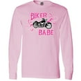 thumbnail image 3 of Inktastic Biker Babe Long Sleeve T-Shirt, 3 of 5