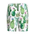 thumbnail image 2 of Lsque Cactus Plants1 Mens Sleep Pajama Shorts,Short Pajama Pants, Cotton Ultra-Soft Knit-XX-Large, 2 of 9