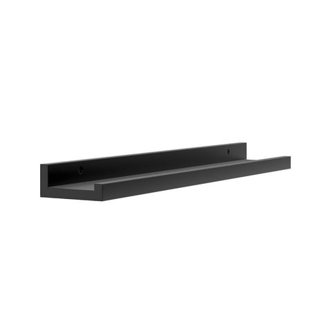 Wallniture Modern Floating Wall Ledge Shelf For Pictures And Frames Wallniture Modern Floating Wall Ledge Shelf For Pictures And Frames 22 Inches Long Black