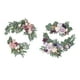 thumbnail image 1 of Guirnalda rústica de flores artificiales, telón de fondo floral para decoración de mesa de ceremonia Rosa Púrpura Púrpura Beige, 1 of 9