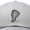 thumbnail image 2 of DALIX Unstoppable Like A Tornado Hat Womens Embroidered Baseball Cap in Gray, 2 of 5